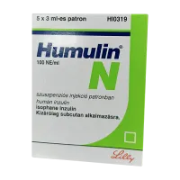 Фото Хумулин НПХ инсулин (Humulin-NPH) 100 МЕ/мл сусп. для ин. 3мл 5шт